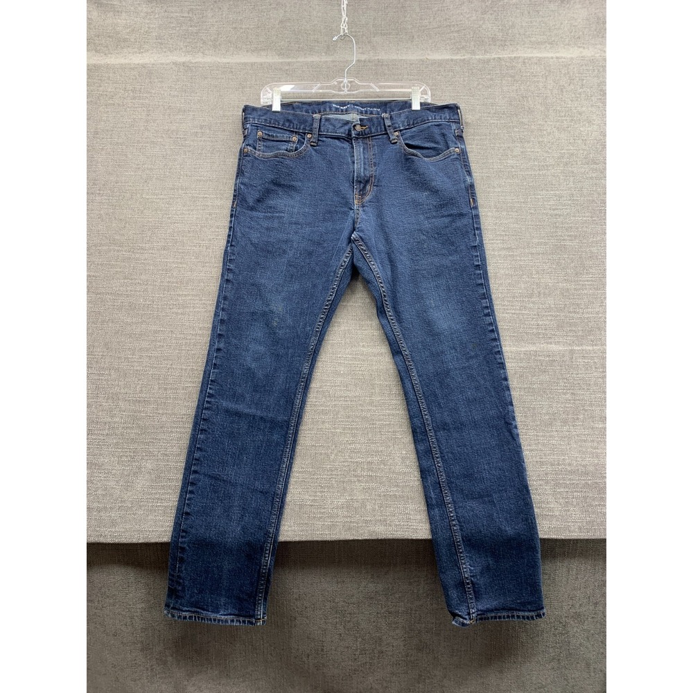 Old Navy Skinny Jeans Men 36x32 Blue Denim Cotton Stretch Medium Wash Streetwear